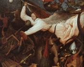 被逐落的叛逆天使，细节 - 老彼得·勃鲁盖尔